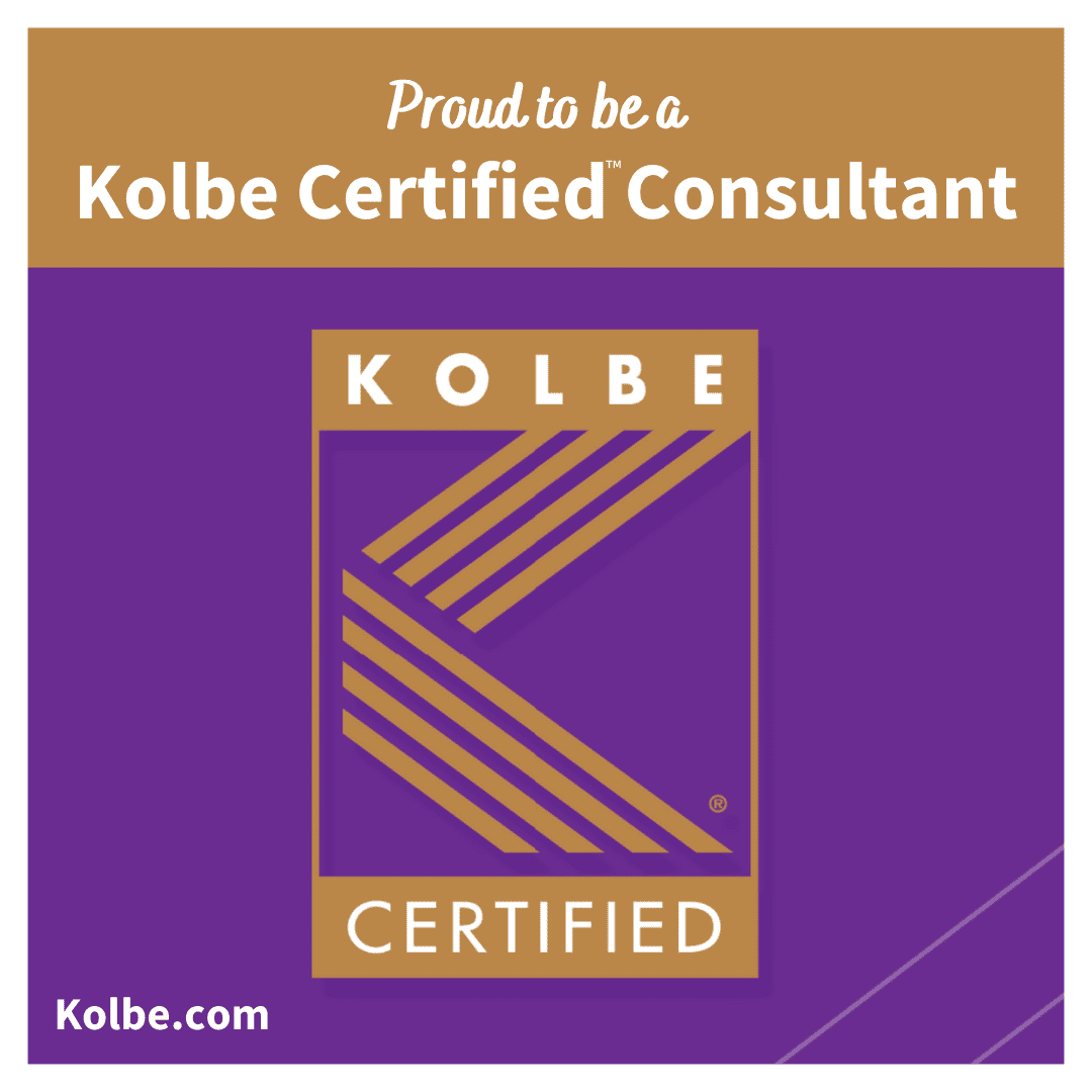 Newly Certified Graphic - Proud to be a consultant Kolbe A, Kolbe Assessment, Kolbe, conative, Certified Kolbe Consultant,KOLBE A™ INDEX The Kolbe A Index (Instinct Test) is unique. It does not measure intelligence, personality or social style. It measures the instinctive ways you take action when you strive. Use your custom Kolbe A Index Results to be more productive, less stressed, and unlock joy at work or with your family.